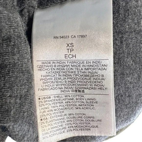 BANANA Republic Women’s Hooded Utility Coat Olive Green Size XS - Picture 6 of 7